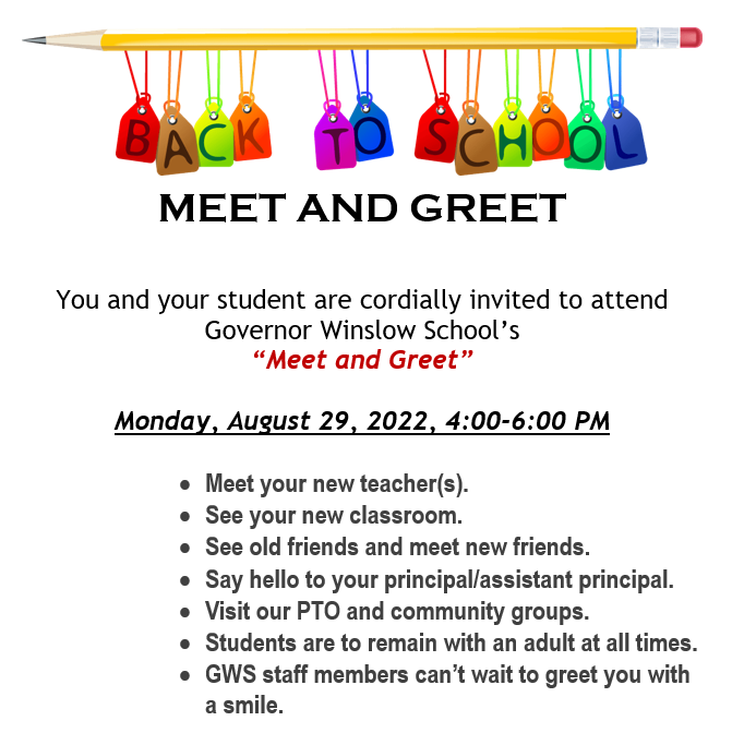 Back to School Meet and Greet