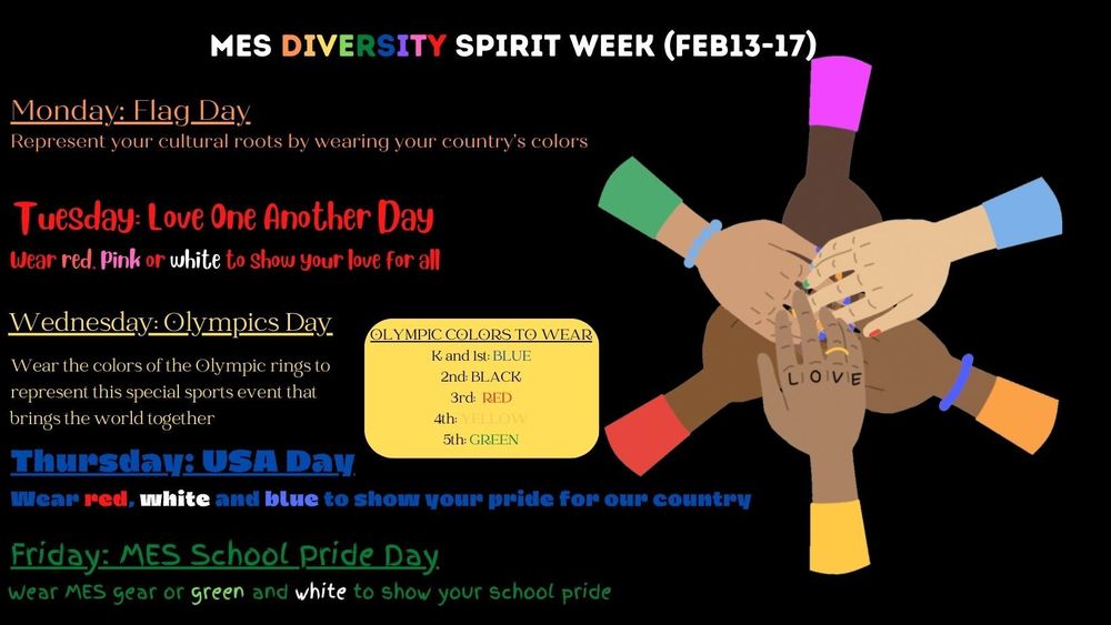 MES Diversity Spirit Week